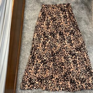 maxi skirt cheetah print